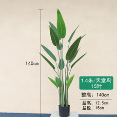 European Style Faux Traveler's Banana Tree Décor