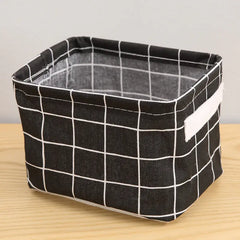 Rectangular Waterproof Fabric Storage Basket (Handheld)