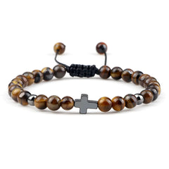 Woven Beads Bracelet with Pendant Ornament