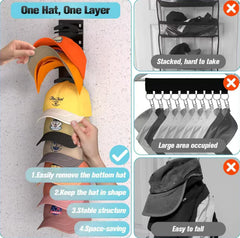 Adhesive Baseball Cap Storage Hanger