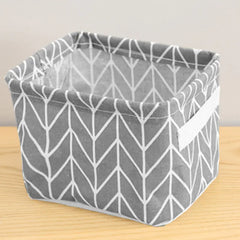 Rectangular Waterproof Fabric Storage Basket (Handheld)