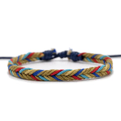 Handmade Woven Bracelet with Trendy Design for Students