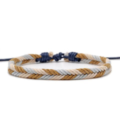 Handmade Woven Bracelet with Trendy Design for Students