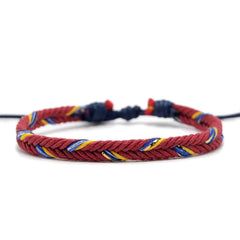 Handmade Woven Bracelet with Trendy Design for Students