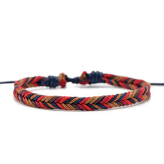Handmade Woven Bracelet with Trendy Design for Students