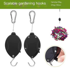 Stainless Steel Expandable Garden Hook for Planters
