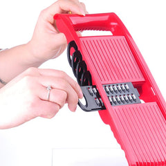 Multifunction 6 Blades Kitchen Slicer Red