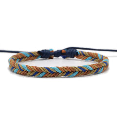 Handmade Woven Bracelet with Trendy Design for Students