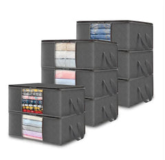 Large Capacity Clothing Storage Bags with Transparent Window