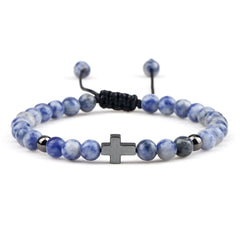 Woven Beads Bracelet with Pendant Ornament
