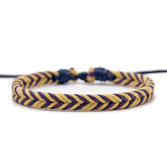 Handmade Woven Bracelet with Trendy Design for Students