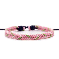 Handmade Woven Bracelet with Trendy Design for Students