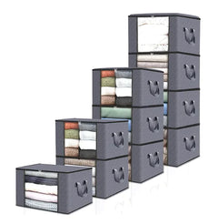 Large Capacity Clothing Storage Bags with Transparent Window