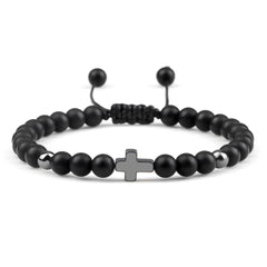 Woven Beads Bracelet with Pendant Ornament