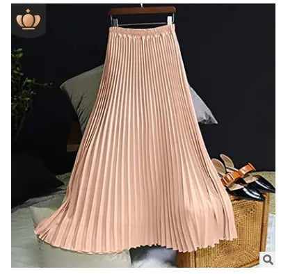 High Waist Chiffon Half-Length Skirt for Women