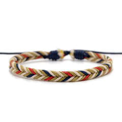 Handmade Woven Bracelet with Trendy Design for Students