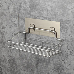 Stainless Steel Wall-Mounted Storage Rack for Bathroom