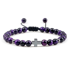 Woven Beads Bracelet with Pendant Ornament