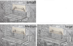 Stainless Steel Wall-Mounted Storage Rack for Bathroom