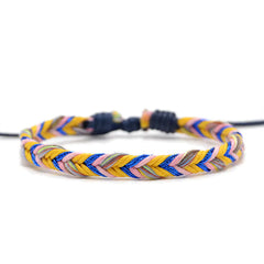Handmade Woven Bracelet with Trendy Design for Students