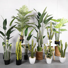European Style Faux Traveler's Banana Tree Décor