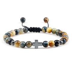 Woven Beads Bracelet with Pendant Ornament