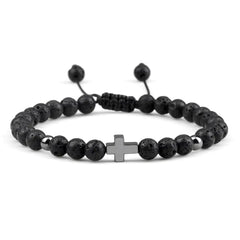 Woven Beads Bracelet with Pendant Ornament