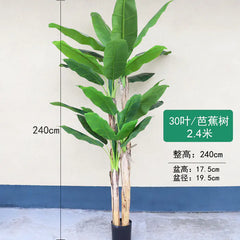 European Style Faux Traveler's Banana Tree Décor
