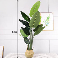 European Style Faux Traveler's Banana Tree Décor
