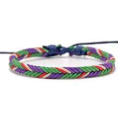 Handmade Woven Bracelet with Trendy Design for Students
