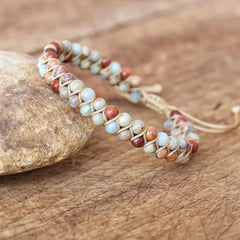 Handmade Adjustable Woven Bracelet - Fashionable Design