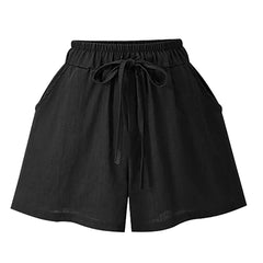 Plus Size Women's Summer Loose High Waist Shorts
