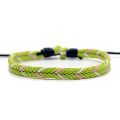 Handmade Woven Bracelet with Trendy Design for Students