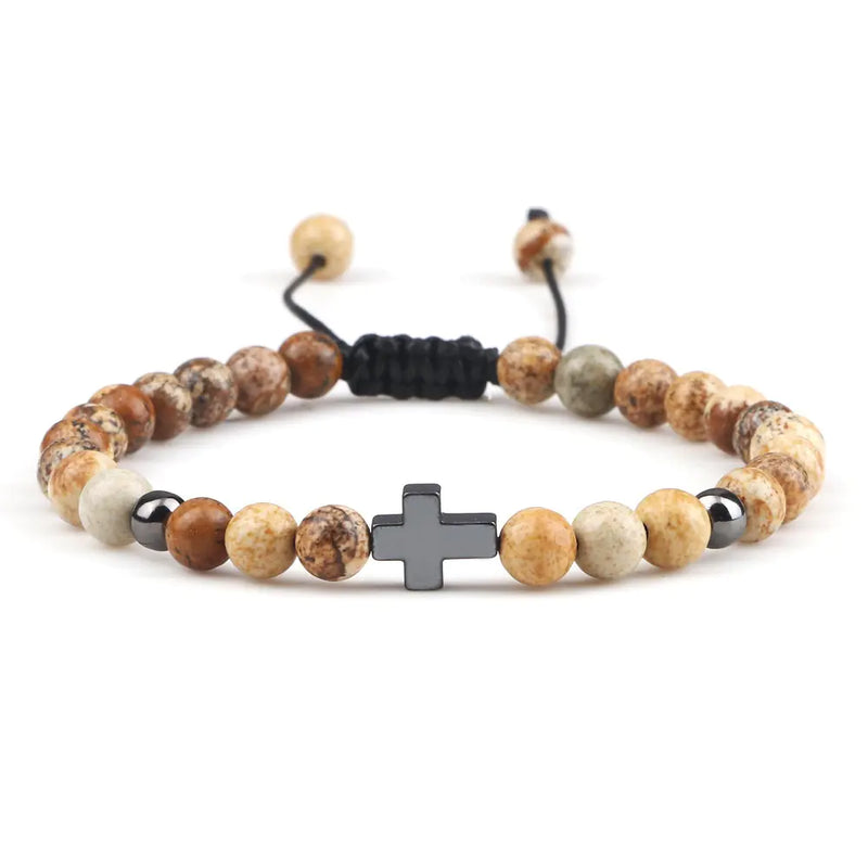 Woven Beads Bracelet with Pendant Ornament