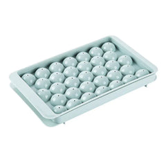 Round Plastic Ice Tray for Spherical Ice Cubes