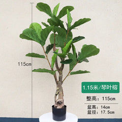 European Style Faux Traveler's Banana Tree Décor