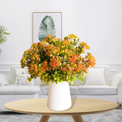 7-Branch Faux Milan Fruit Desktop Planter Arrangement