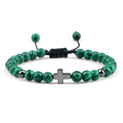 Woven Beads Bracelet with Pendant Ornament