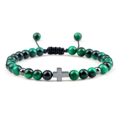 Woven Beads Bracelet with Pendant Ornament