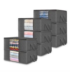 Large Capacity Clothing Storage Bags with Transparent Window