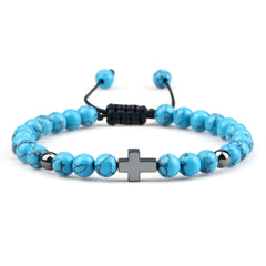 Woven Beads Bracelet with Pendant Ornament