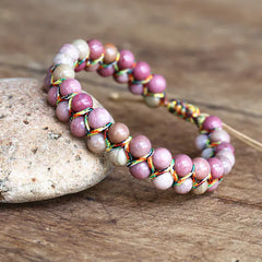 Handmade Adjustable Woven Bracelet - Fashionable Design