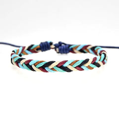 Handmade Woven Bracelet with Trendy Design for Students