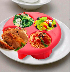 Portion Control Tool Plate for Healthy Eating