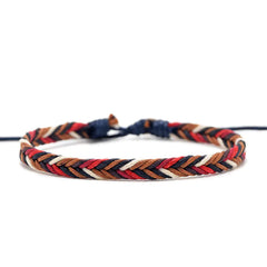 Handmade Woven Bracelet with Trendy Design for Students