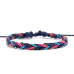 Handmade Woven Bracelet with Trendy Design for Students