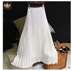 High Waist Chiffon Half-Length Skirt for Women