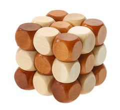 Wooden Rubik's Cube Puzzle Toy