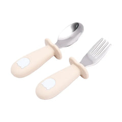 Cartoon Bear Silicone Spoon for Kids' Tableware