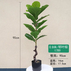 European Style Faux Traveler's Banana Tree Décor